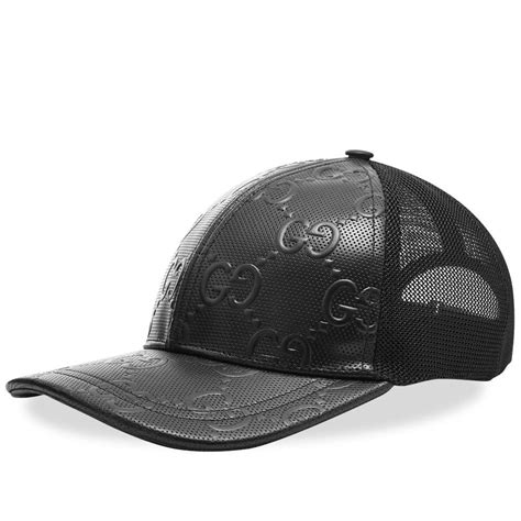 gucci leather cap replica|men's gucci hat sale.